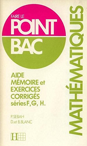 AIDE-MEMOIRE MATH TERM FGH