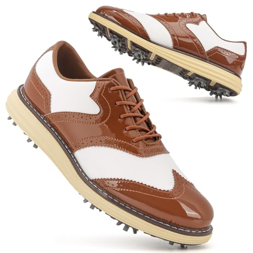 Image of Men Golf Shoes Professional 9 Spikes Comfortable Outdoor Golf Training Sport Sneakers for Men