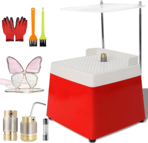Podoy Upgrade Stained Glass Grinder Kit 4300r/min with 5/8" & 1"...