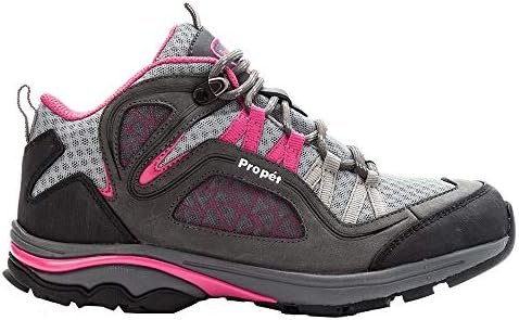 Propét Women's Peak Boot, grey/berry, 10H MEDIUM Medium US | Image 3