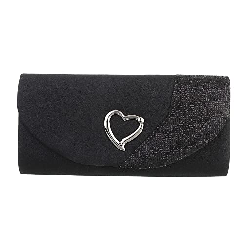 Ital Design KLEINE DAMEN CLUTCH SYNTHETIK ABENDTASCHE SCHULTERTASCHE...
