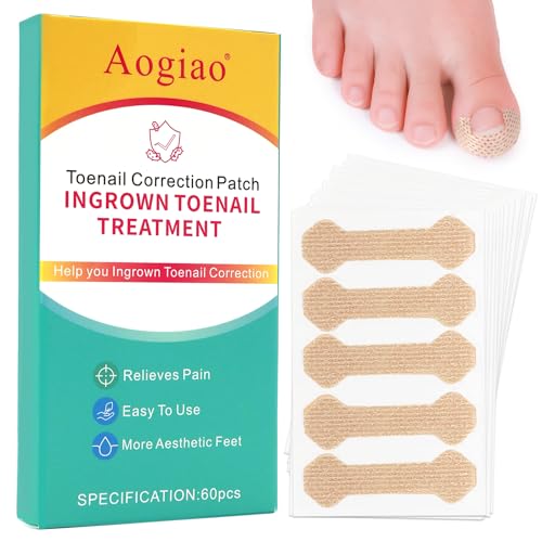 Ingrown Toenail Treatment, 60Pcs Breathable Ingrown Toenail Strips,Painless Ingrown Toenail Tool, Professional Pedicure for Ingrown Toenail, ingrown toenail corrector