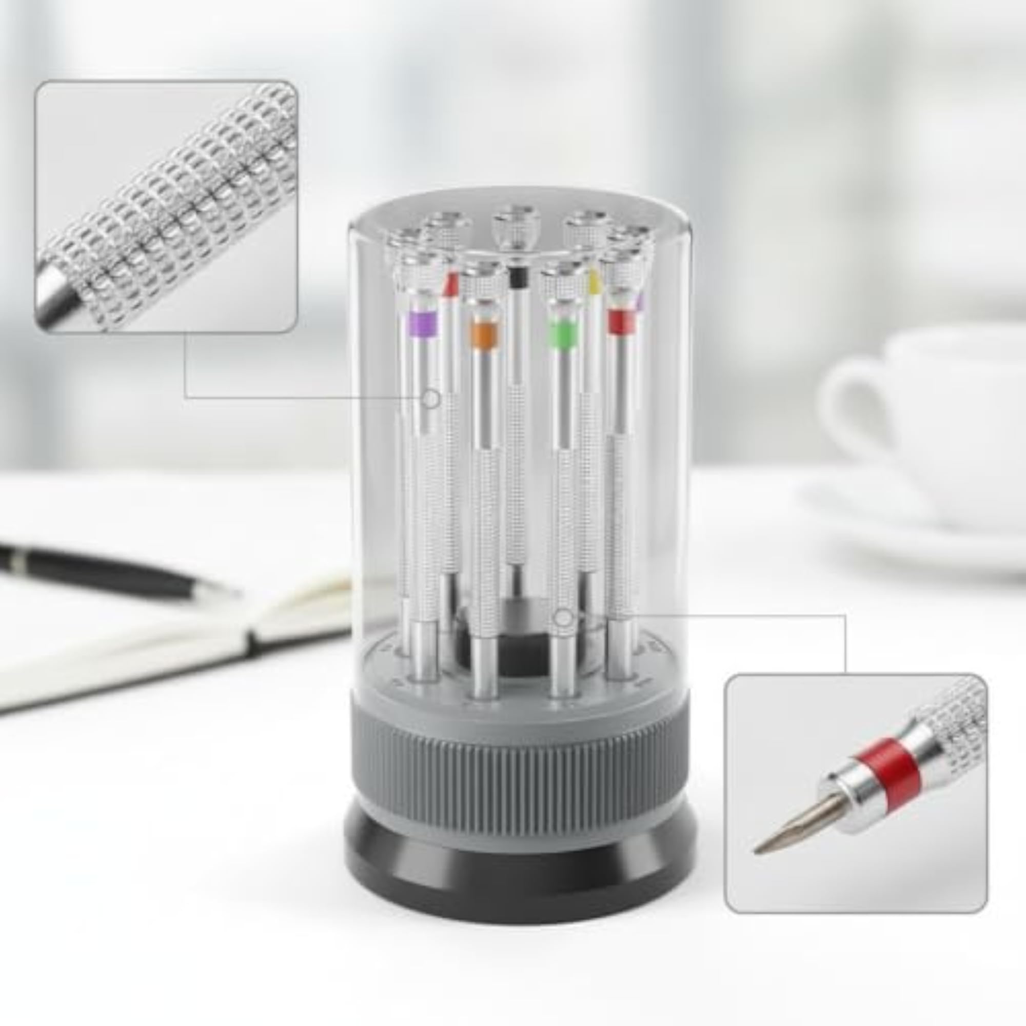 9 Pieces Precision Screwdriver Set for Watchmakers