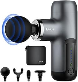 筋膜リリースガン【業界最新昇級 MINI筋膜ガン】Lihilis ハンディガン AI自動モード付き 筋膜リリース 6段階強力振動 340g超軽量 Type-C急速充電 4000mAh大容量(12時間以上連続使用) 静音 