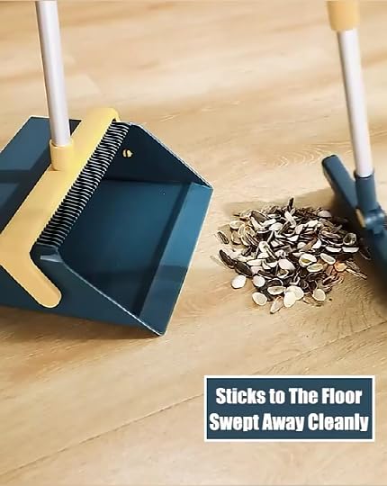 Juego de escoba y recogedor con asa, cepillo y recogedor para el hogar, limpiador de cocina, barrido de piso, vertical, recogedor de polvo