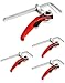 QWORK Ratcheting Table Clamp, 4 Pack Quick Release Bar Clamp with 6-5/16
