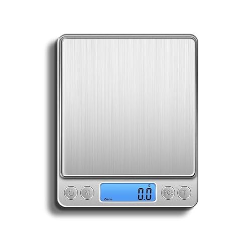 キッチンスケール 0.01g 単位 0.1g 単位 はかり デジタル デジタルスケール スケール 計量器 500g 3kg キッチン クッキングスケール 測り 料理 調理 お菓子作り 封筒 レタースケール コンパクト 風袋引き オートオフ (最大3000g