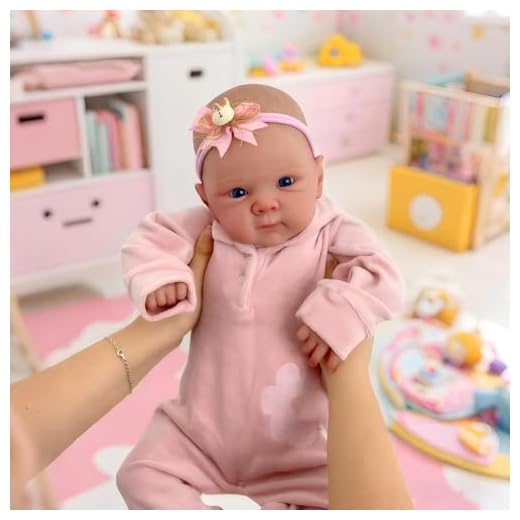 iCradle Reborn Dolls 18 Inch Reborn Doll 48cm,Pink Clothes Dolls Baby Newborn Baby Realistic Newborn Doll Age 3+