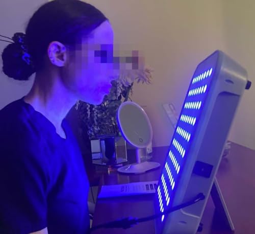 UV Lamps Tanning Lamp Thearpy Light Devices for Home Use-Adjustable Sun Lamp UV Tanning Lamp Tanning Light for Face and Body