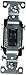 Eaton CS220BK 20 Amp Double Pole Premium Toggle Switch, Black