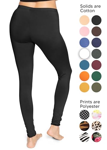 Image of STRETCH IS COMFORT Cotton Capri Leggings, Knee Length Pants, Plus Size