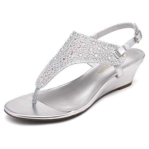 DREAM PAIRS Aditi-New Silver Sandals Cover