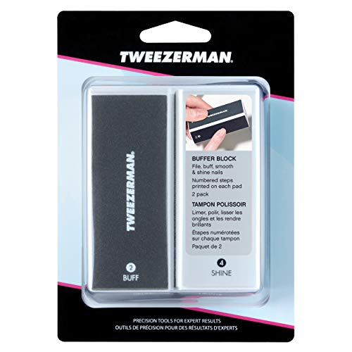 Tweezerman Black Nail Buff (2 Pack) #TOP5