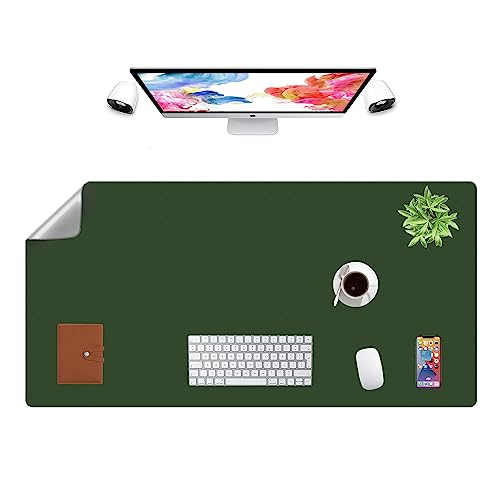 Tapis de souris en cuir double face LL-COEUR, l'élégance d'un grand tapis de bureau
