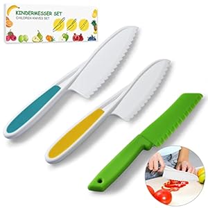 Dealkits Kindermesser 3-teiliges Küchenmesser-Set