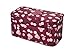 Travel Luggage Organizers Packing Cubes-Compression Pouches For Underwear,Bra,Socks(Wine Daisy)