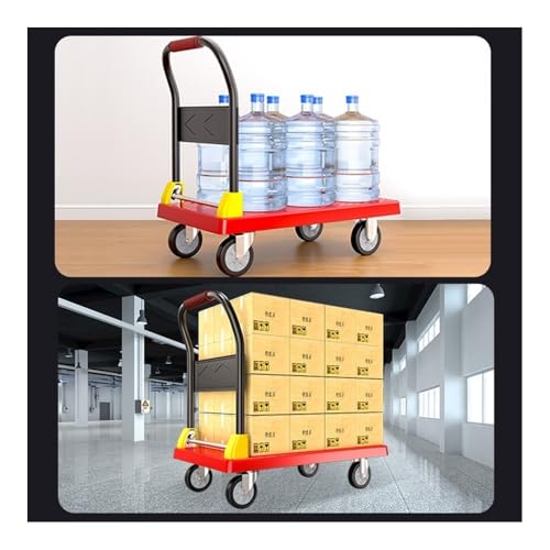 HandTruck carrito plegable multifuncional plegable portátil negro miniatura 4
