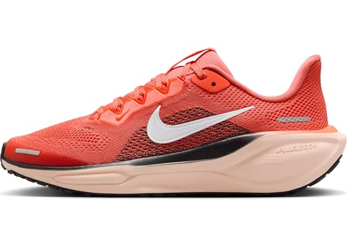 Nike Air Zoom Pegasus 40 ältere Kinder Laufschuh, Magic Ember/White-Black-Washed Coral, 36 EU