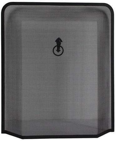 Black Fire Guard For Fireplace, Open Fire, Log Burner. Safe Spark Screen Fireguard Cover, Safety Barrier Guards From Fires