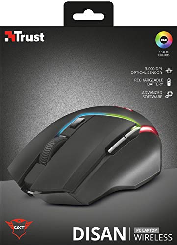 Trust Gaming GXT 161 Mouse da Gioco Wireless con