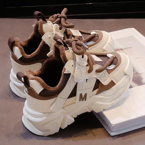 Chunky Sneakers for Girls Fashion Lace-up Comfortable Breathable Casual Walking Shoes for Outdoor Kid Light up Shoes3