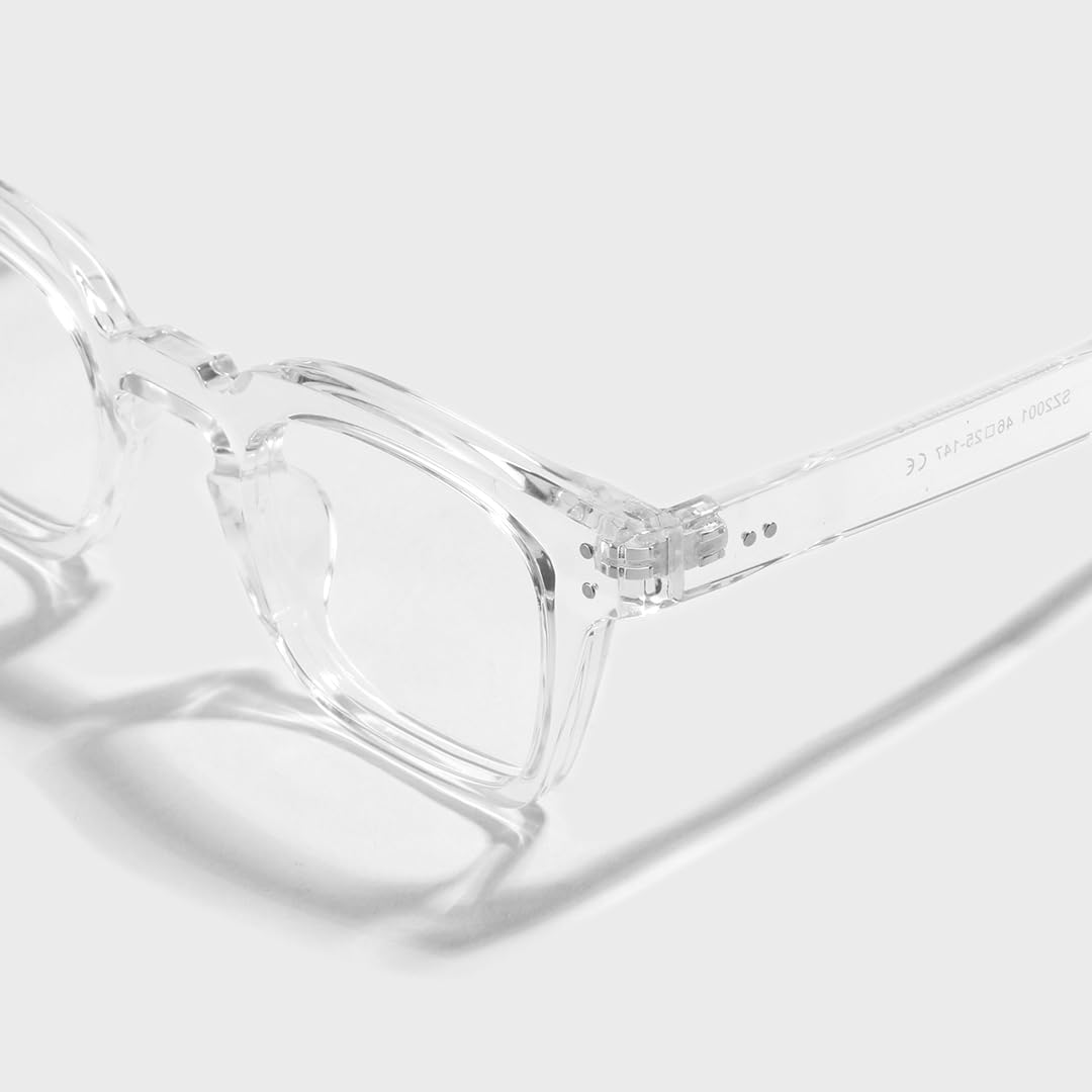 SAM AND MARSHALL TETRAGONON Eyeglasses I Light Weight Frames I Polycarbonate Frame I Prescription Friendly Glasses I Men & Women - Image 2 thumbnail