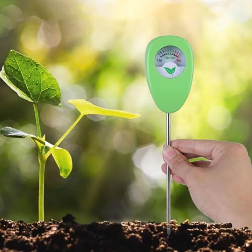 Feuchtigkeitsmesser für Pflanzen Portable, Hygrometer für den Garten, Geeignet für Garten, Rasen, Bauernhof, Innen- und Außenbereich, Ohne...