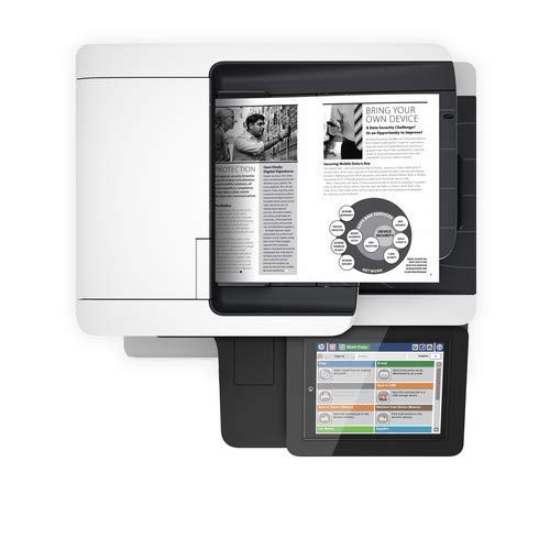 Renewed HP LaserJet Enterprise MFP M527f Laser All-in-One Printer