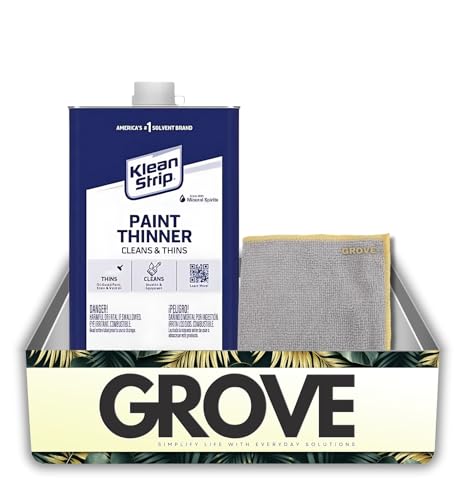 Mineral Spirits Paint Thinner Bundle with Cloth