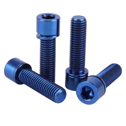 Tornillos de titanio M7 de 25 mm para renovar y personalizar tu bicicleta de ruta