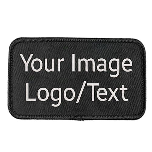 Custom Embroidered Patches, Text Logo Patches, Custom...