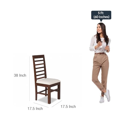 Image of Wooden Dining Table 4 Seater for Living Room Home Hall Hotel Dinner Restaurant Wooden Dining Table Dining Room Set with 4 Chairs Walnut