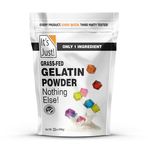It's Just - 100% Gelatin Powder, 2lb (32oz), Unflavored