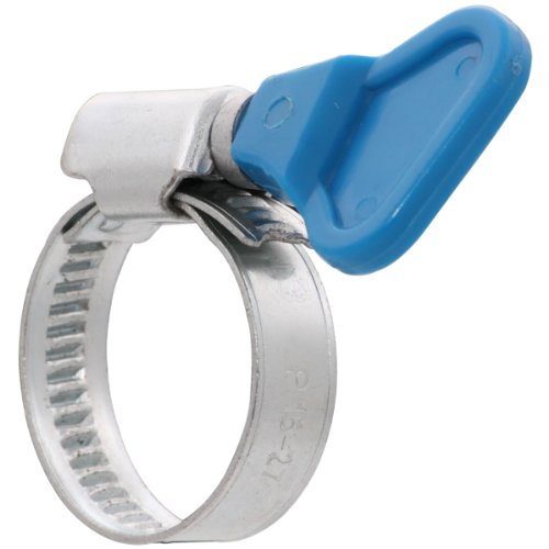 Preisvergleich Produktbild Sanifri 470010486 Schlauchschellen Bandbreite 9 mm mit Knebelgriff DIN 3017 , Spannbereich 16 - 27mm (W1), 10-er Set