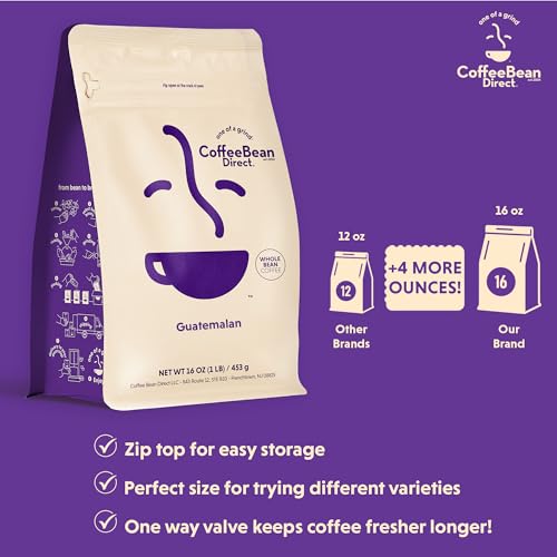 Coffee Bean Direct Guatemalan Café en Grano Tueste Ligero 1 lb miniatura 3