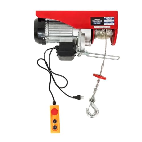 Talha Guincho Elétrica Capacidade 600 a 1200kg Elevação 612 Metros - 220v