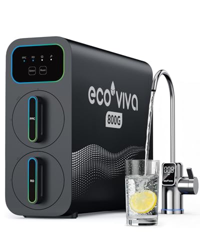 E8 800GPD Reverse Osmosis Water Filter, 9 Stage Tankless RO Water...