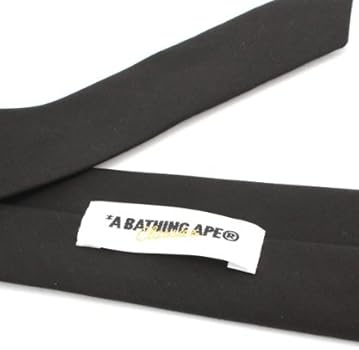 新品 正規品 アベイシングエイプ BAPE STAR スター ネクタイ ブラック Amazon | [A Bathing Ape] ア ベイシング エイプ BAPE STAR