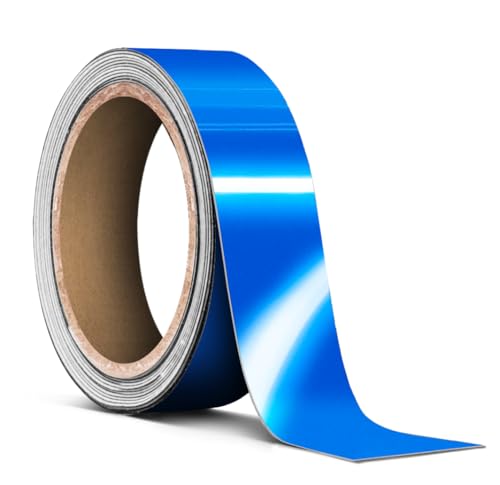 VViViD Vinyl Tape Pinstripe Blue Reflective Gloss Adhesive Automotive Film (1