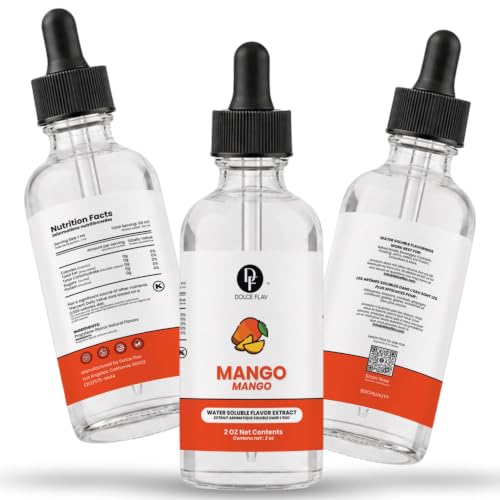 Image of Dolce Flav Mango Extract & Flavoring, for Baking, Drinks, 2oz