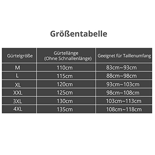 Ledergürtel für Herren mit Ratsche und individueller Anpassung