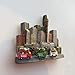 Johannesburg South Africa 3D Fridge Magnet Crafts Souvenir Resin Refrigerator Magnets Collection Travel Gift