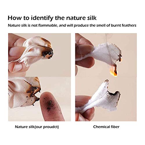 Zylioo Women's 100% Mulberry Silk Pattern Scarves Sun Shade Face Covers Multipurpose Head-wrap Scarf3