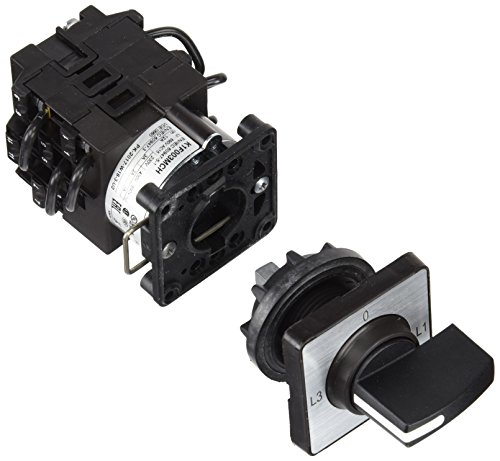 Commutateur ampèremètre compact 12A triphasé avec position 0 de tableau
