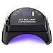Produktbild Lampe Nägel LED/UV 64W Nageltrockner Lampe Gel Nagellack Aushärtungslampe Härtungsgerät mit LCD Display für Maniküre & Pediküre Nail Art zu Hause und Salon Schwarz