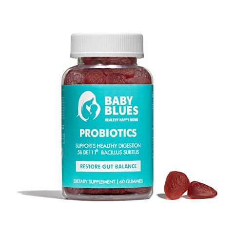 Baby Blues: Organic Probiotic Gummy Vitamins for Moms - Strawberry - 5 Billion CFU Cover