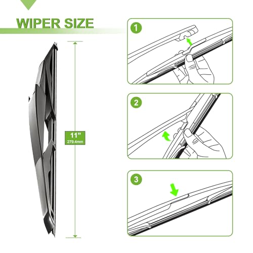 PARRATI® Windshield Wiper Blades for Jeep Grand Cherokee 2014-2021, 3 Pack by PARRATI - Used condition - Image 6