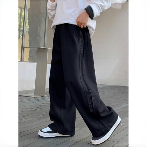 Boy's Baggy Sweatpants High Waisted Cargo Pants Kids Elastic Athletic Skater Track Pants Youth Trendy Sports Comfy3