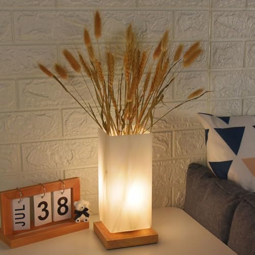 Image of PRETYZOOM Frosted Glass Light Shade 3.93 inch inchx3.93 inch inchx5.9 inch inch - Square Cylinder Lamp Cover Soft-Glare Replacement for Pendant, Wall & Table Lamps, Bedroom, Kitchen, Living Room