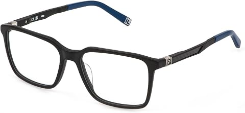 Fila, Gafas de vista (VFID09), colore: opaco/blu sabbia nero, 55/17/145, (maschio)